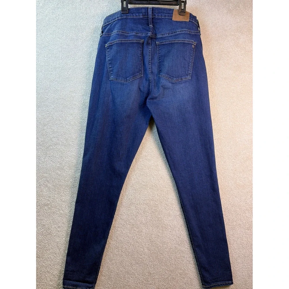Madewell Jeans Women's‎ 32T (Fits 34x31) Blue Denim High Rise Skinny Button Fly
